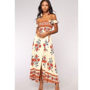 Floral Field Day Wrap Dress